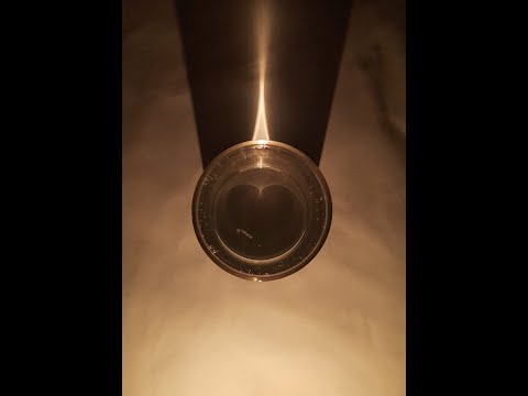 Refraction of light at curved surfaces #candle #glass