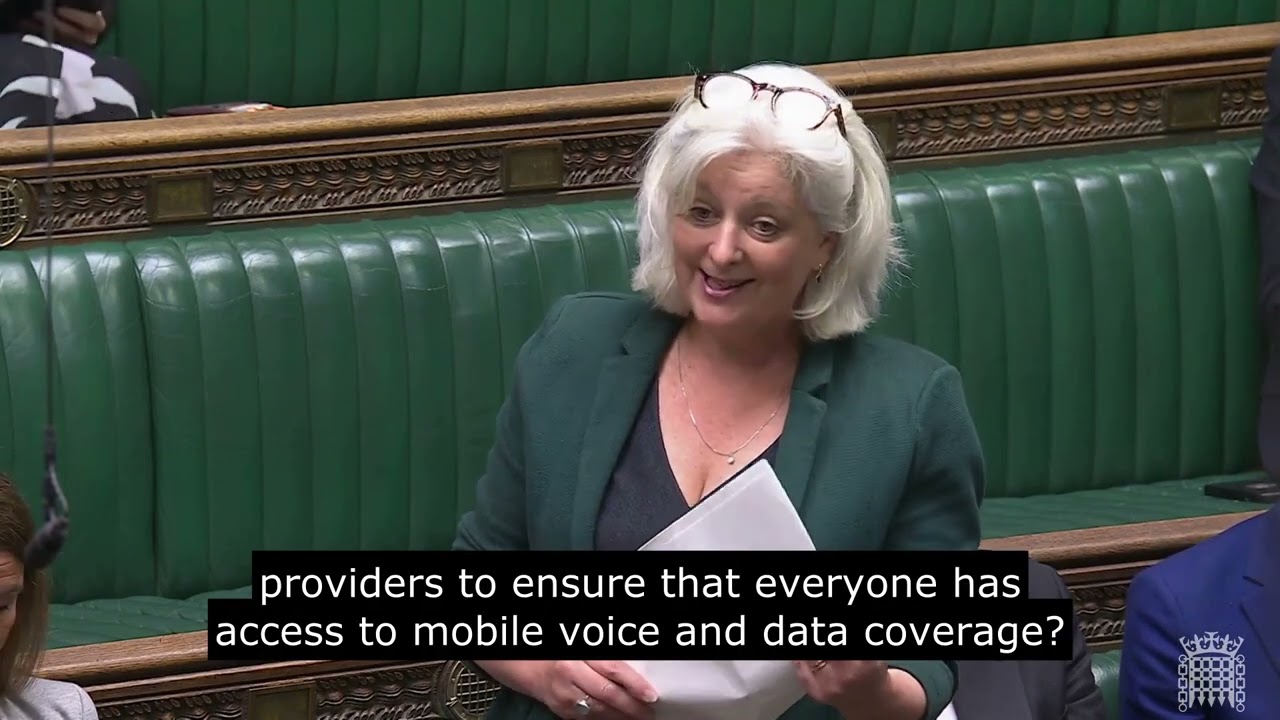 Watch my question on improving rural mobile coverage