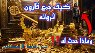 كيف جمع قارون ثروة بهذه الضخامة وكم كانت نسبة الزكاة منها وماذا حدث له في النهاية