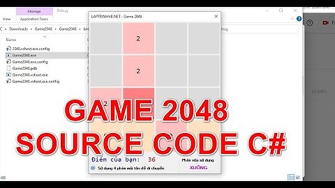 [C#] Download source code Game 2048