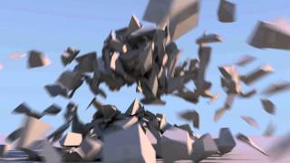 Cinema 4D R13: Building collapse test (Physic Render)