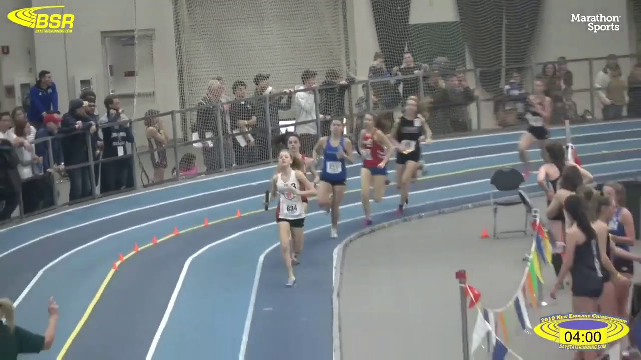 Girls 4x800m Relay Section 2 New England Champs Youtube