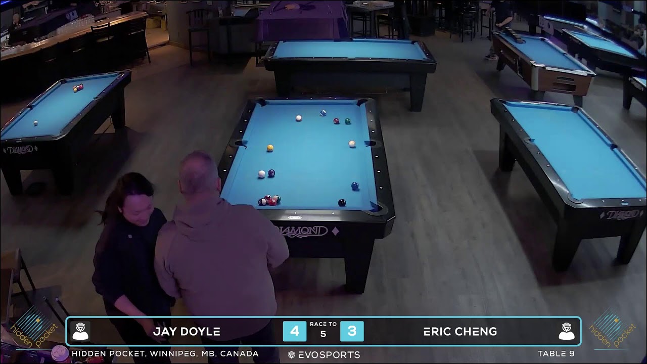 JAY DOYLE vs ERIC CHENG - HIDDEN POCKET - TABLE 9 | EvoSports