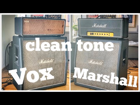 vox-vs-marshall---clean-guitar-tone-shootout!