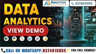 Data Analytics – Free Demo | Analytics Benchmark📱 Call : 8374015055 our Full Data Analytics Course