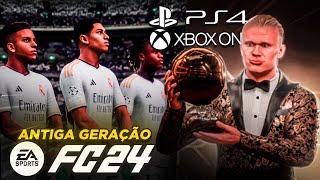 FC24 (FIFA24) DA ANTIGA GERAÇÃO: CONFERINDO TUDO!! MUDOU MUITO!? (XBoxOne, PS4)