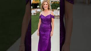 Glam Purple Sequin Mother of the Bride Dresses: Flattering Cuts, Plus-Size Options & Budget Picks