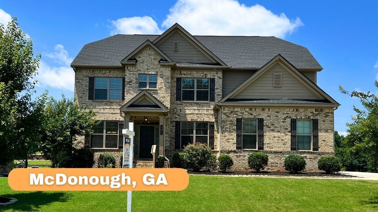 Let's Tour This INCREDIBLE Home For Sale In McDonough GA 8 Bedrooms