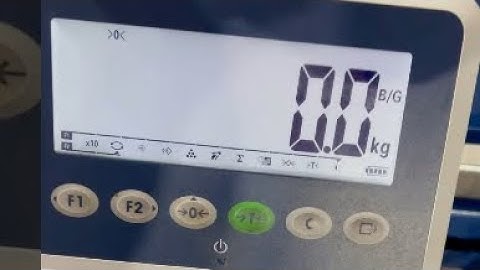 Calibration adjustment of a Mettler IND236 and IND231