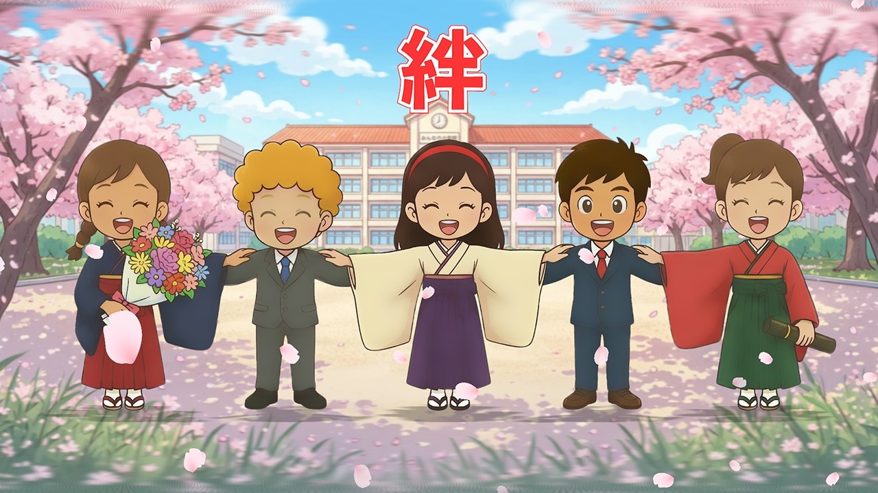 🌸絆（歌詞付き）🎶卒業ソング2026年版　かけがえのない仲間との強い結びつきをいつまでも✨