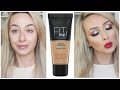 First Impressions Maybelline FIT ME! Matte and Poreless Foundation | DramaticMAC