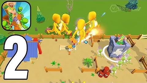 Farm Defense: Survival Z - Gameplay Walkthrough Part 2 Tutorial Managing Agriculture (Android,iOS)