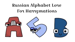 Russian Alphabet Lore and Lowercase (For @harryshorriblehumor)