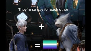 Jack Frost And Bunnymund Having Gay Tension For Eight Minutes Not Straight