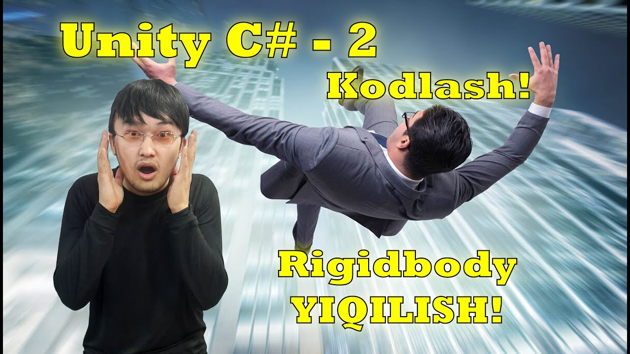 Unity Engine C# kodlash: 2-qism Rigidbody Sakrash va Yiqilish Fizikasi!