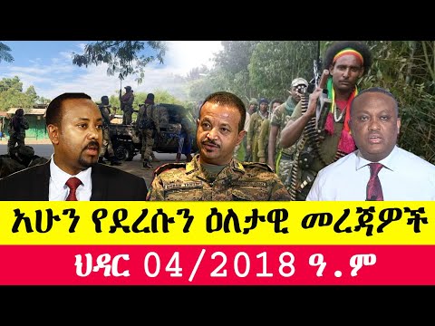 ህዳር 04 2018 Nov 13 2025 Ethiopia News Today ሰበር መረጃ Breakingnews Ethiopia Anchormedia Amharic