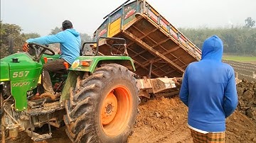 Trending Tractorvideo | Eicher 557 | Sonalika | Soil Loading And Unloading New Digital Facilities |