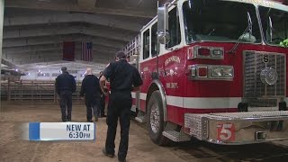 Franklin Opens New Fire Station Inside Pole Barn and Mobile Home