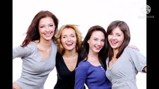 Group Of Girls Whispering