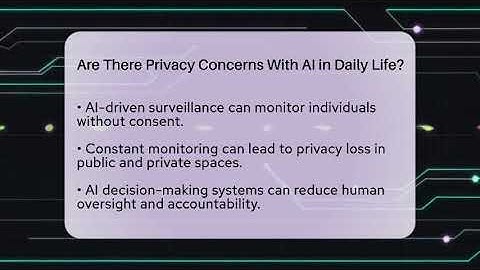 Are There Privacy Concerns With AI in Daily Life? | AI and Machine Learning Explained News