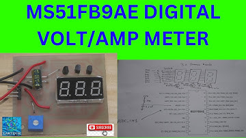 NUVOTON MS51FB9AE  DIGITAL VOLTMETER/AMPERE METER / MS51FB9AE  SEVEN SEGMENT DISPLAY DRIVE /DIY