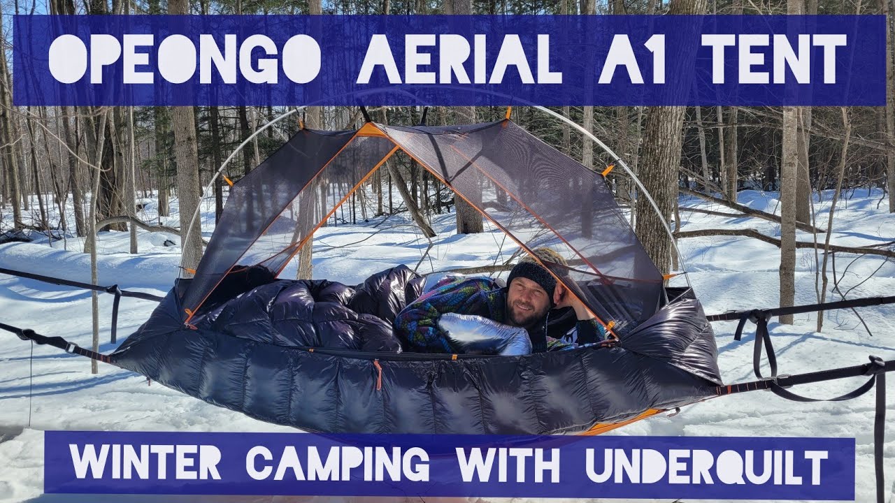 Winter Adventure With Opeongo Aerial A1 Tent ⛺ & Toasty Warm  