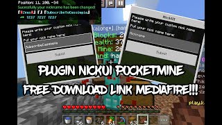 PLUGIN NICKUI POCKETMINE | LINK MEDIAFIRE FREE DOWNLOAD!!!