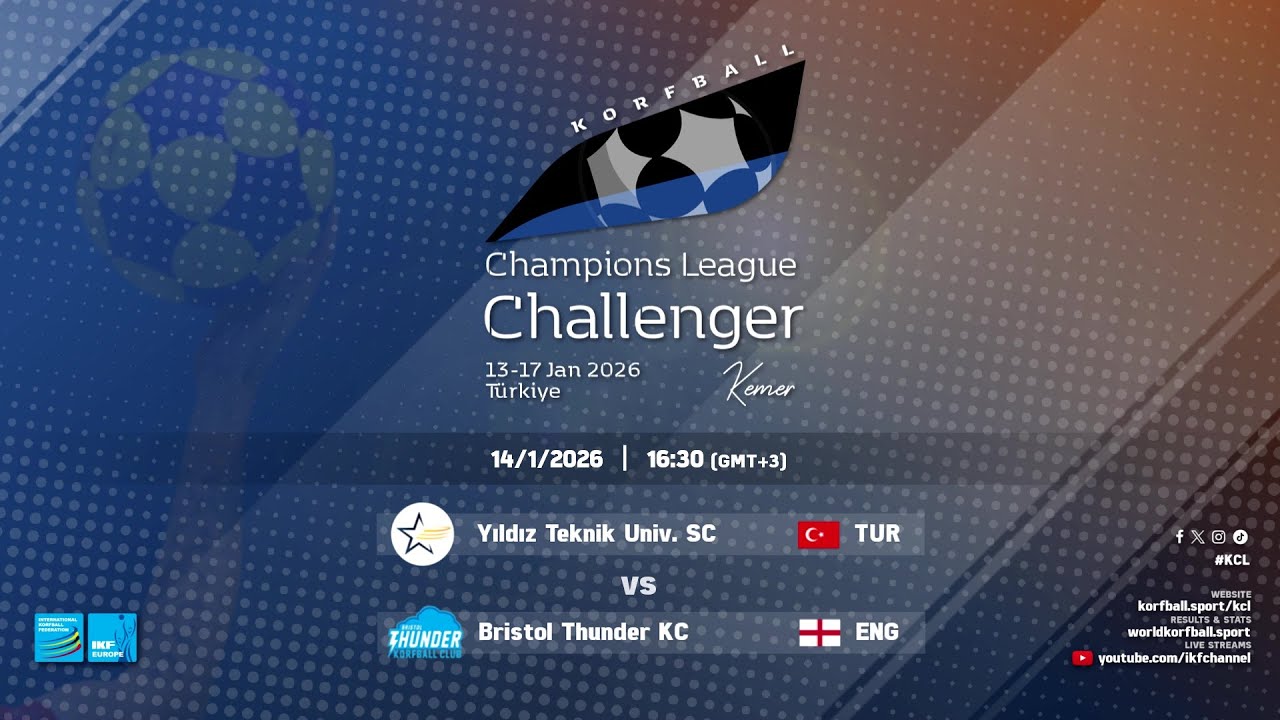 Yıldız Teknik Üniv. SC - Bristol Thunder KC | IKF KCL Challenger (2025-26)