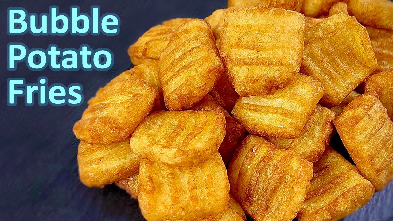 Crispy French Fries Bubble Potato Chips (Crispy Outside Chewy Inside)