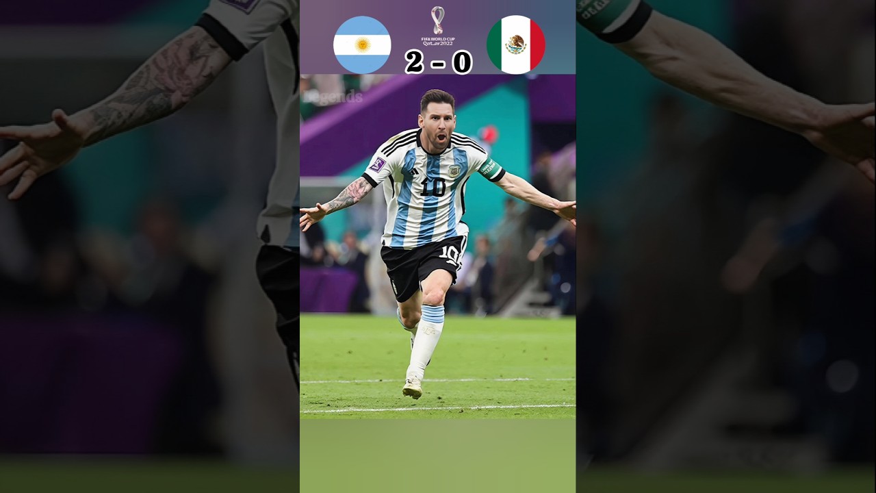 Argentina VS Mexico World Cup 2022🔥#shorts #argentina #mexico #worldcup2022 #messi