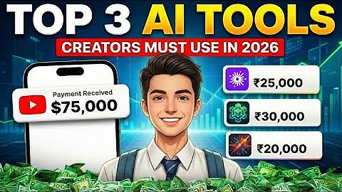 Top 3 AI Tools Creators Must Use in 2026
