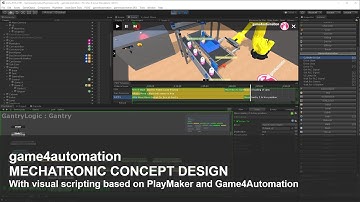 Mechatronic Concept Design with Game4Automation and Playmaker