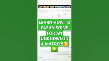 Matrices and Determinants #matrix #matrices #determinants #matricesanddeterminants #mathshorts
