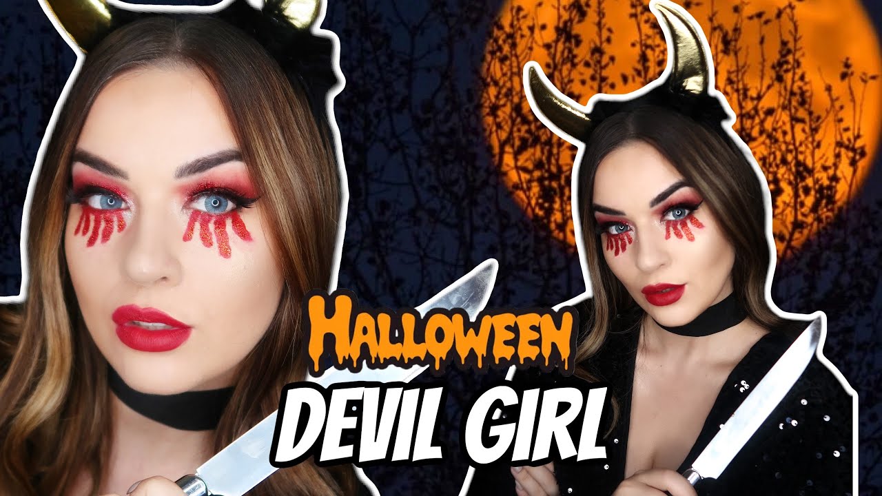 Maquiagem Halloween - Diabinha (Devil Girl Makeup) - YouTube