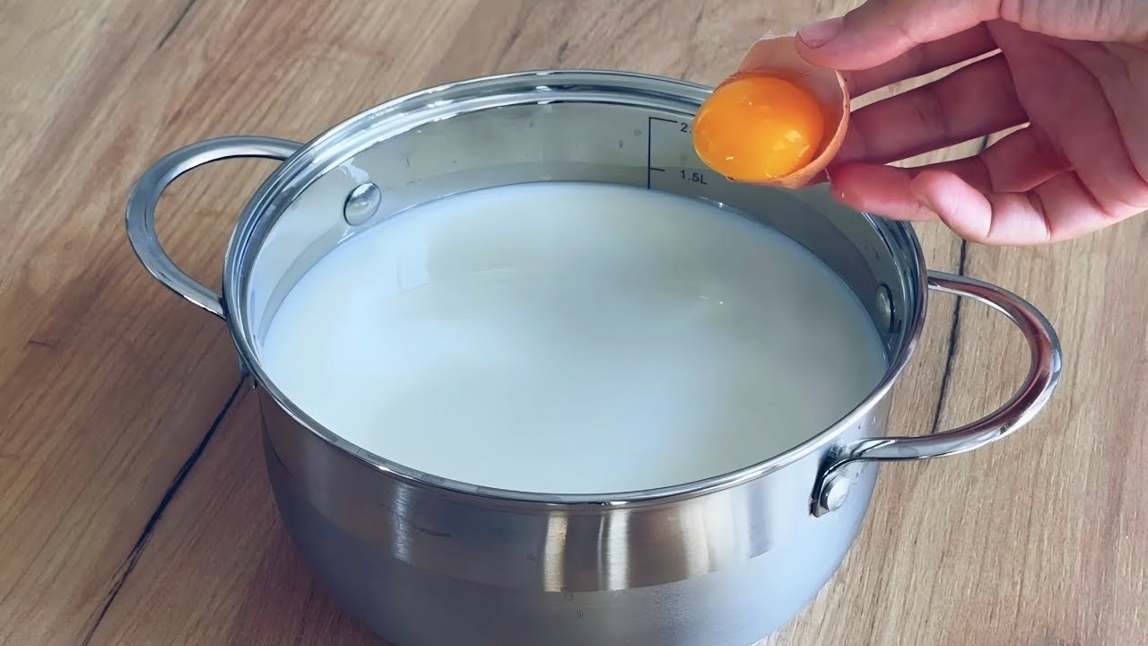 Gib ein Ei in kochende Milch – und du wirst nie wieder Käse kaufen! 🧀🔥