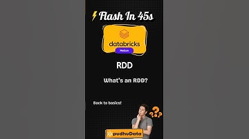 What is RDD in Apache Spark? | ⚡Flash in 45s | #pudhuData #Shorts
