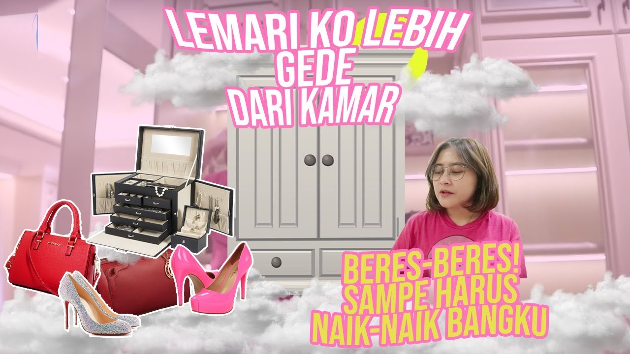 BERES-BERES!!! NGISI LEMARI DI RUMAH BARU AKU | DIARY PRILLY