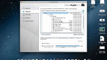 How to restore files as a client on CrashPlan PROe