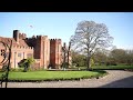 Aero view .Leez Priory, the beautiful Tudor Manor located in Essex