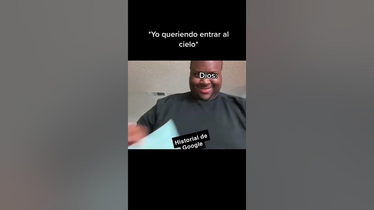 *yo entrando al cielo */ Dios: