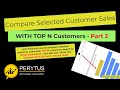 Compare selected client sales with other TOP N clients - Part 2