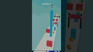 cube stacker surfer race #shorts #yt shorts #youtube shorts #game shorts