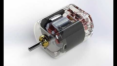 D.C. Motor | Render Animation | Solidworks Visualize