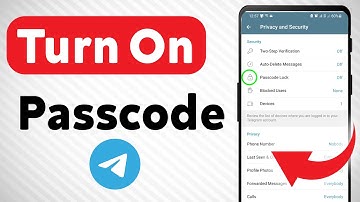 How To Turn On Passcode On Telegram (Updated)