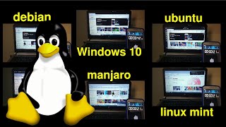 Windows 10 vs Ubuntu vs Manjaro vs debian vs Linux Mint - SPEED TEST