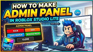 How To Make Admin Panel In STUDIO lite