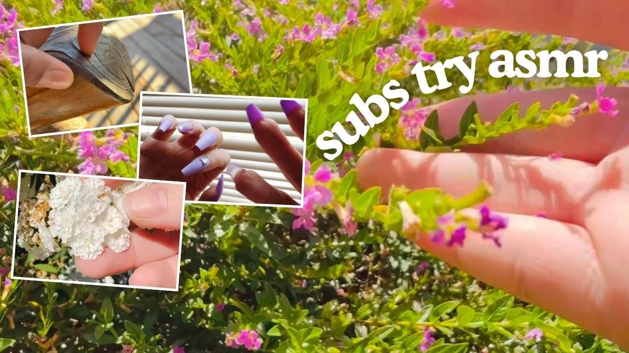 my subscribers try asmr PART II