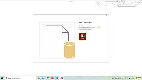 Database Video #1 Creating Database files