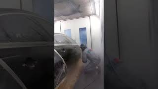 Jaguar XE Corris grey clear coat