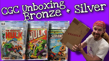 CGC Unboxing Silver and Bronze Books